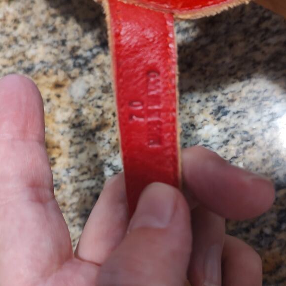 Bed Stu Fontella Heeled Platform Sandal Leather Tan Rustic Women's Size 7 - Picture 11 of 15